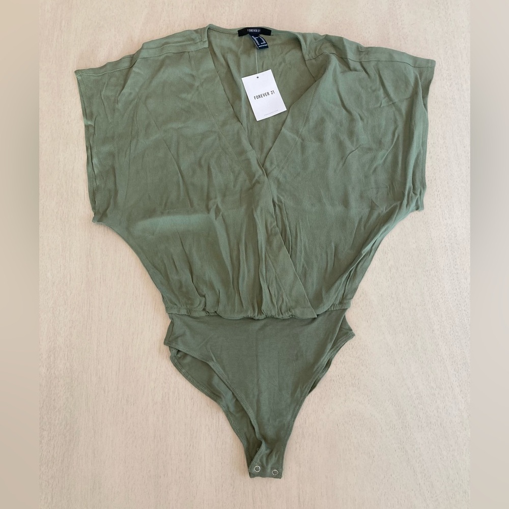 Olive green bodysuit